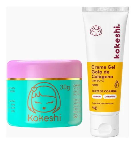 Kit Gota De Colágeno Pele De Porcelana Kokeshi Hidratação